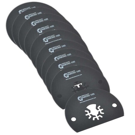 Versa Tool 80mm HSS Semi-Circular Multi-Tool Saw Blades, PK 10 AB10I